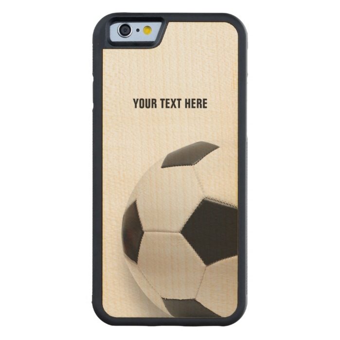 Classic Soccer | Football Carved Maple iPhone 6 Bumper Case