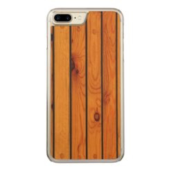 Classic wooden sailboat deck Carved iPhone 7 plus case