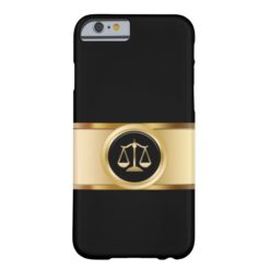 Classy Attorney Theme Barely There iPhone 6 Case
