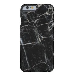 Classy Black Marble iPhone 6 case Barely there