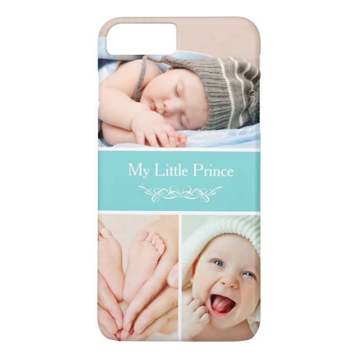 Classy Chic Baby Kids Photo Collage iPhone 7 Plus Case