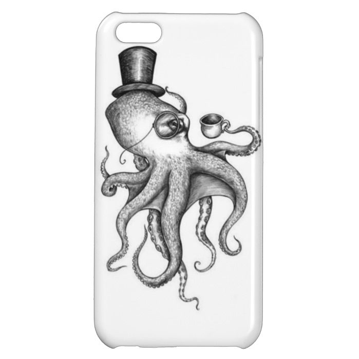 Classy Octopus iPhone 5C Cover