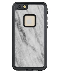 Classy White And Gray Marble Texture Look LifeProof? FR?? iPhone 6/6s Plus Case