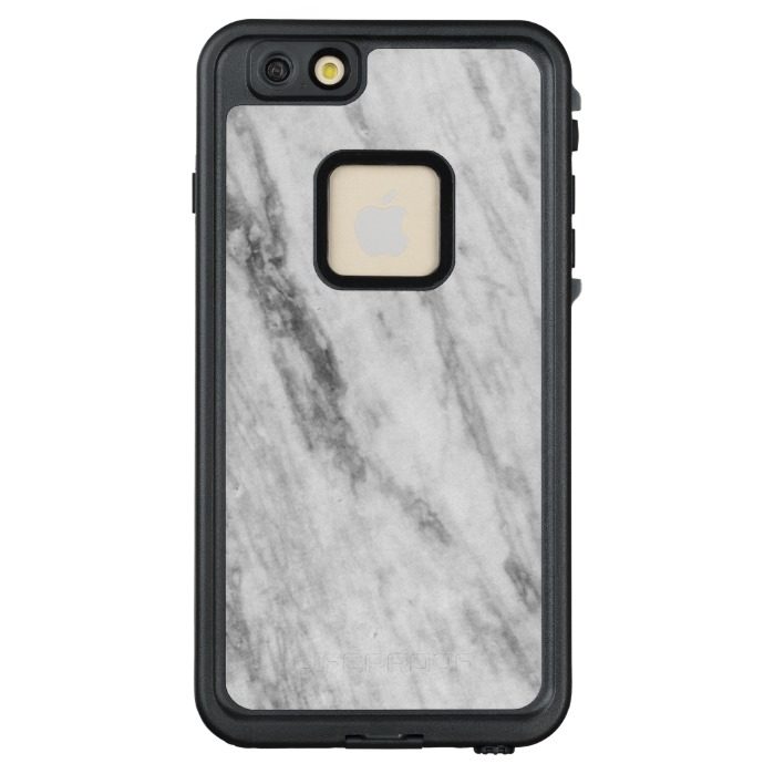 Classy White And Gray Marble Texture Look LifeProof? FR?? iPhone 6/6s Plus Case