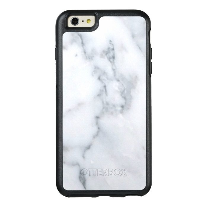 Classy White Marble Look OtterBox iPhone 6/6s Plus Case