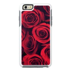 Close up of red rose flowers. OtterBox iPhone 6/6s plus case