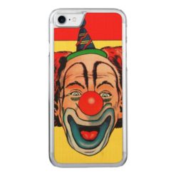 Clown iPhone 6 Wood Carved iPhone 7 Case