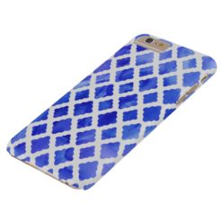 Cobalt Diamonds Barely There iPhone 6 Plus Case