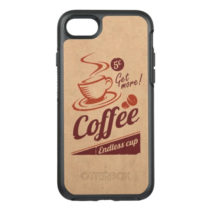 Coffee OtterBox Symmetry iPhone 7 Case
