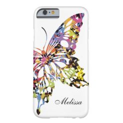 Color Splashed Butterfly iPhone 6 case