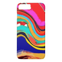 Colorful Abstract Wave of Color iPhone 7 Plus Case