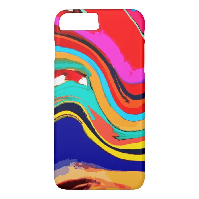 Colorful Abstract Wave of Color iPhone 7 Plus Case