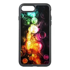 Colorful Bubble Pattern OtterBox Symmetry iPhone 7 Plus Case