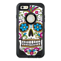 Colorful Candy Skull OtterBox Defender iPhone Case