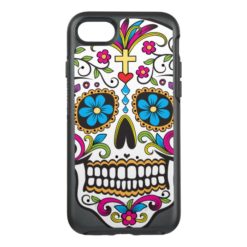 Colorful Candy Skull OtterBox Symmetry iPhone 7 Case