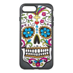 Colorful Candy Skull OtterBox Symmetry iPhone 7 Plus Case