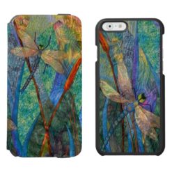 Colorful Dragonflies iPhone 6/6s Wallet Case