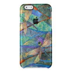 Colorful Dragonfly Clear iPhone 6/6S Case