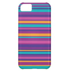 Colorful Stripe Pattern iPhone 5C Case