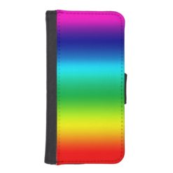 Colors of the Rainbow iPhone SE/5/5s Wallet Case