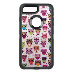 Colourful Owl Pattern For Kids 2 OtterBox Defender iPhone 7 Plus Case