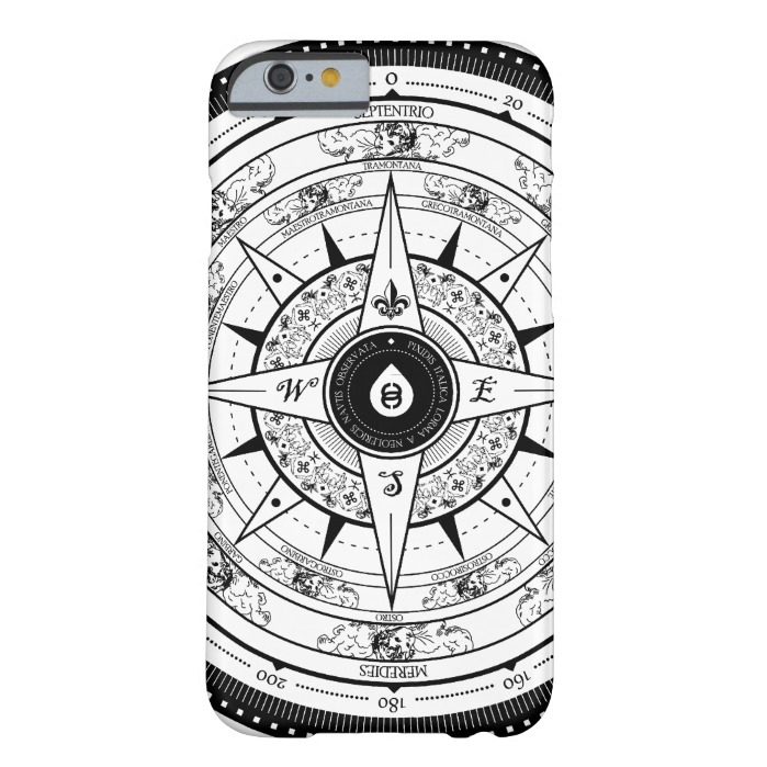 Compass Rose - iPhone 6 case (White)
