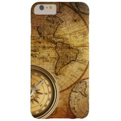 Compass and Map iPhone 6/6s Plus Barely There Barely There iPhone 6 Plus Case
