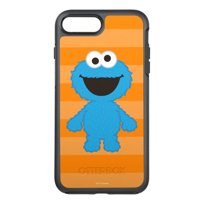 Cookie Monster Wool Style OtterBox Symmetry iPhone 7 Plus Case