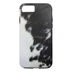 Cool Black and White Cow Hide iPhone 7 Case