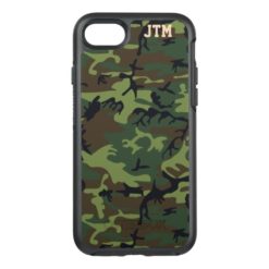 Cool Camouflage Camo Monogram OtterBox Symmetry iPhone 7 Case