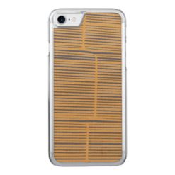 Cool Cute Modern Unique Stripes Carved iPhone 7 Case