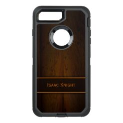 Cool Manly Faux Wooden Baltic Pine Wood Rugged OtterBox Defender iPhone 7 Plus Case
