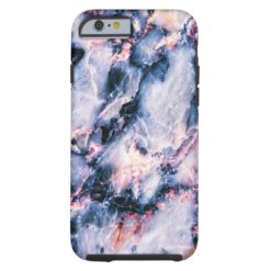 Cool Marble Texture blue pink white iPhone 6 Case