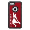 Cool New Custom Sports Red Basketball Player Name OtterBox Defender iPhone Case