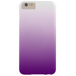 Cool Purple Ombre Girly Barely There iPhone 6 Plus Case