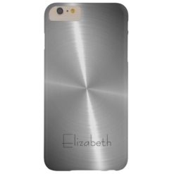 Cool Shiny Radial Steel Metallic Barely There iPhone 6 Plus Case