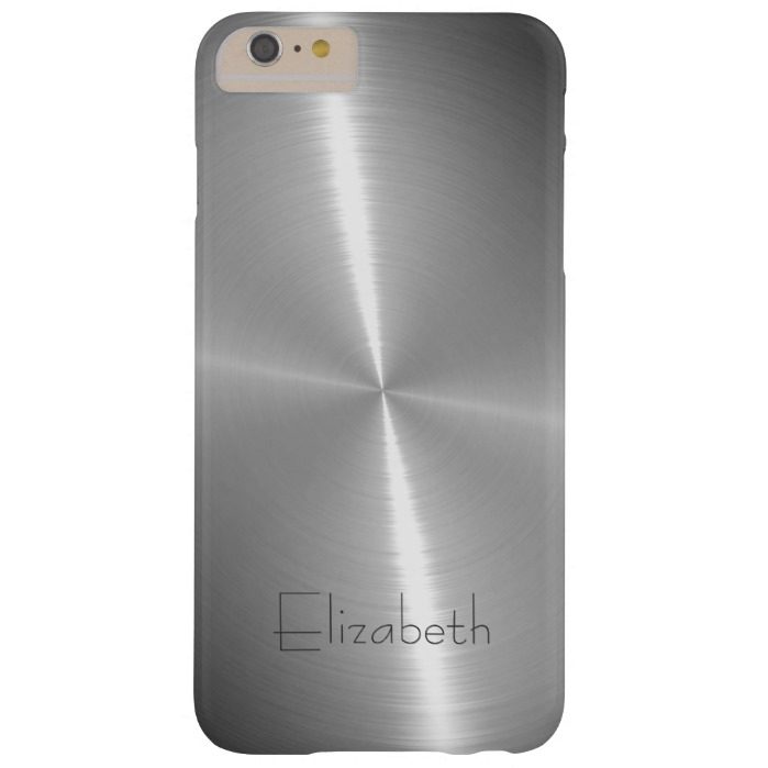 Cool Shiny Radial Steel Metallic Barely There iPhone 6 Plus Case