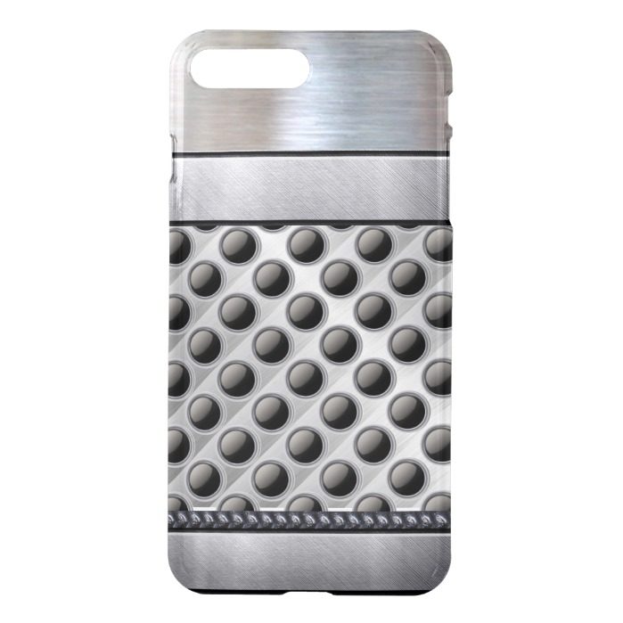Cool Silver 3D Pattern iPhone Plus Case