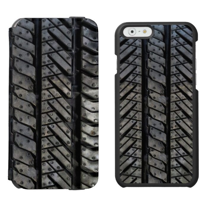 Cool Tire Rubber Automotive Texture Decor iPhone 6/6s Wallet Case