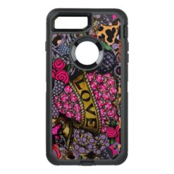 Cool Trendy Betsey Johnson Theme Cell Phone OtterBox Defender iPhone 7 Plus Case