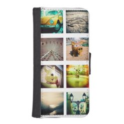 Create a unique and original instagram wallet phone case for iPhone SE/5/5s