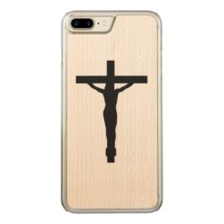 Crucifix Silhouette iPhone Carved iPhone 7 Plus Case