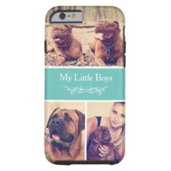 Custom Pet Dog Instagram Photo Collage Tough iPhone 6 Case