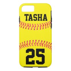Custom Softball iPhone 7 Case