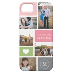 Custom iPhone 5 Mother's Day Photo Collage Cover