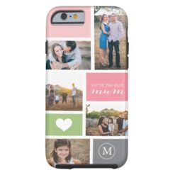 Custom iPhone 6 Mother's Day Photo Collage Tough iPhone 6 Case