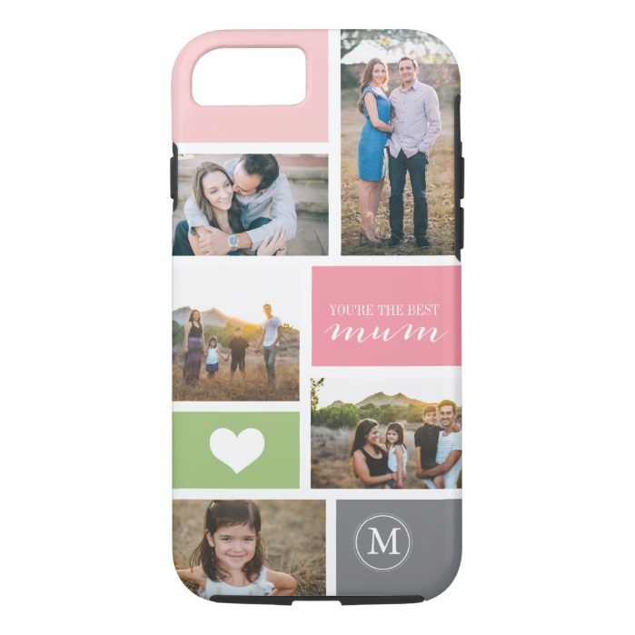 Custom iPhone 7 Mother's Day Photo Collage iPhone 7 Case