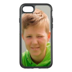 Custom portrait size photo children add photo OtterBox symmetry iPhone 7 case
