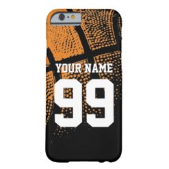 Custom sports basketball jersey number iPhone case