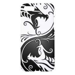 Customizable Black Yin Yang Dragons iPhone 7 Case